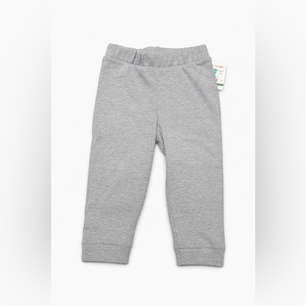 Baby Neutral Ribbed Leggings | Sizes 0–3M & 18M | Soft Cozy Stretch Pants NWT